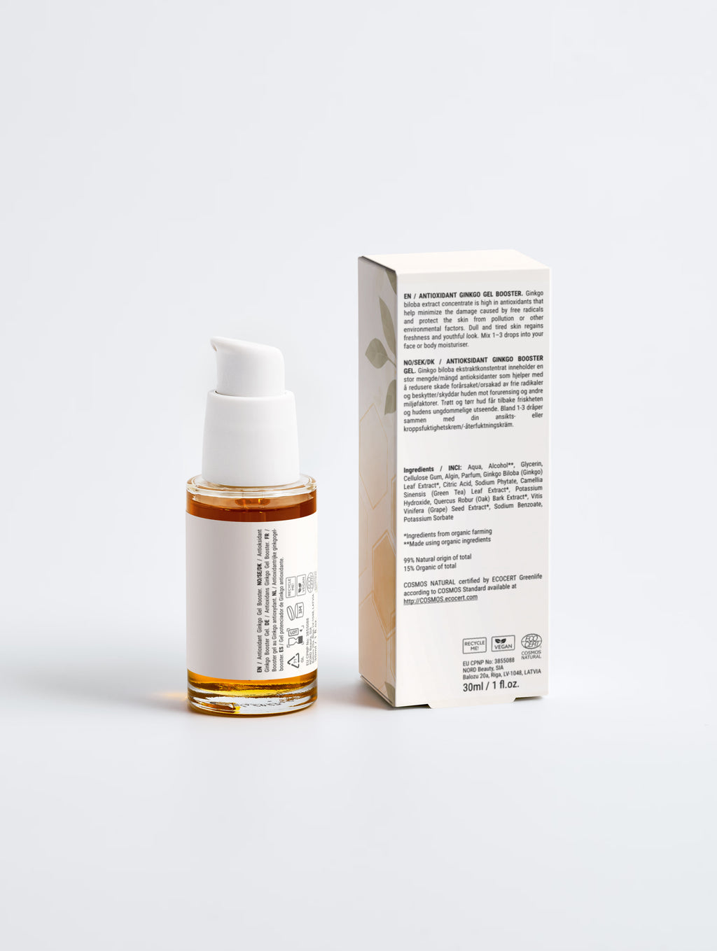 Antioxidant Ginkgo Gel Booster